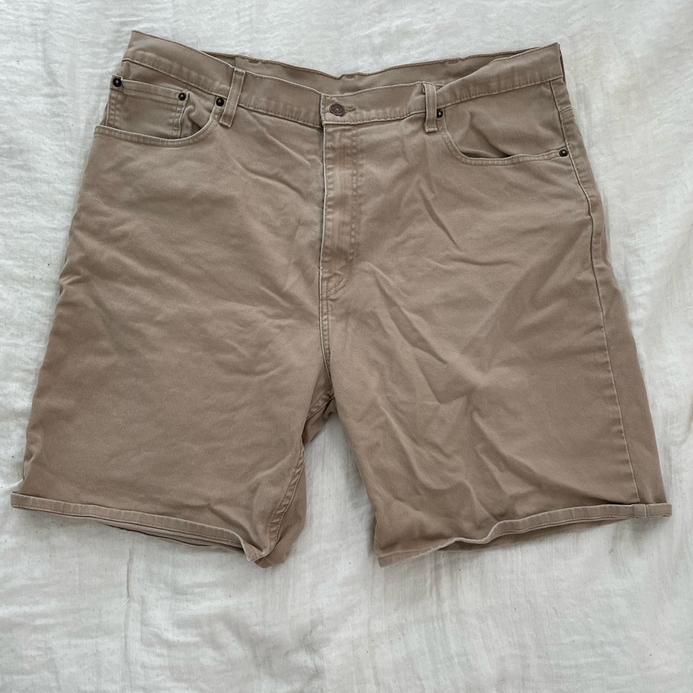 Levi's Khaki Shorts High Waisted